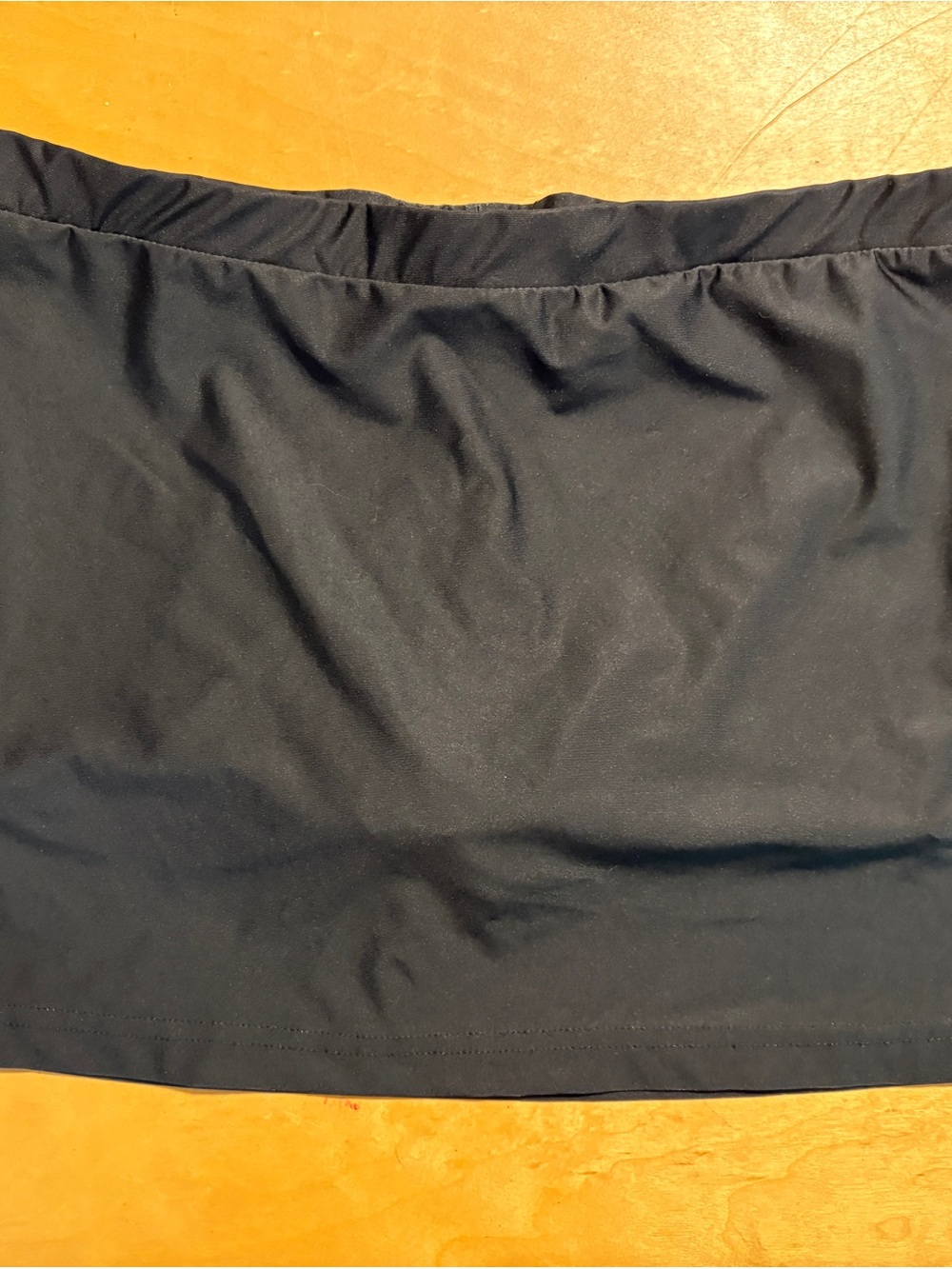 #91 - MUST GO! VARSITY Black Athletic Cheer Skort Shorts Skirt - size Medium